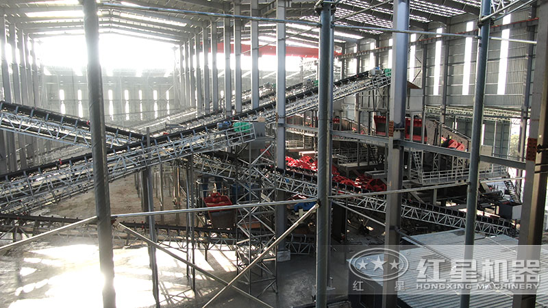 石子機(jī)生產(chǎn)線多少錢一套，附現(xiàn)場案例